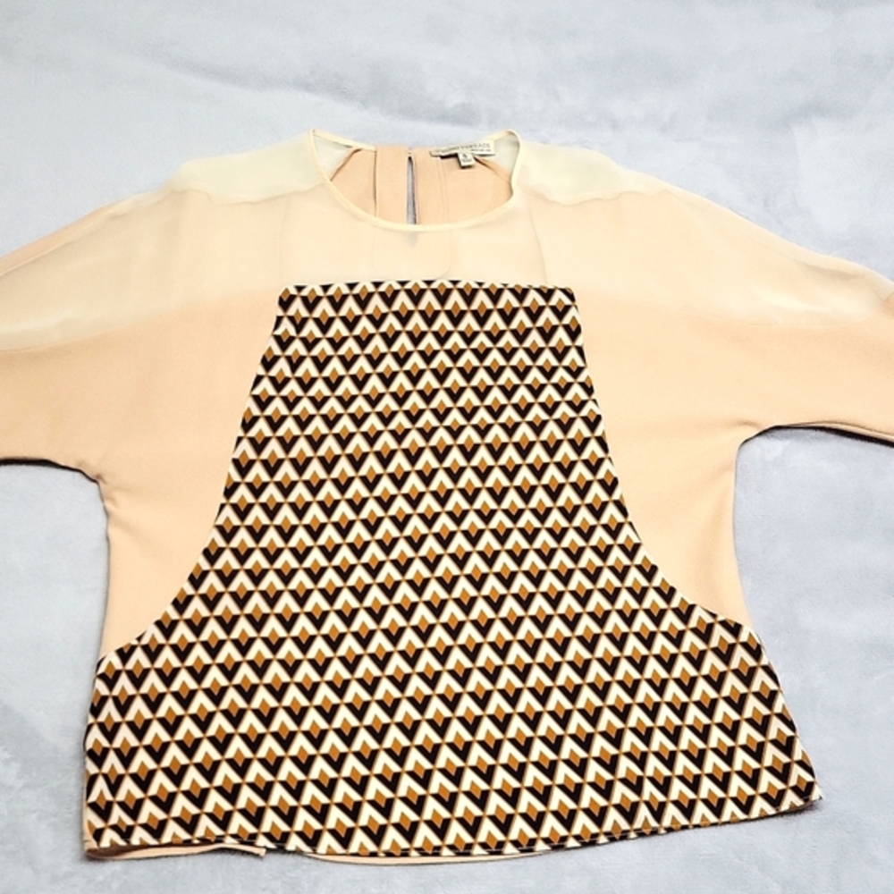 Nwot Multi-Pattern Blouse - image 2